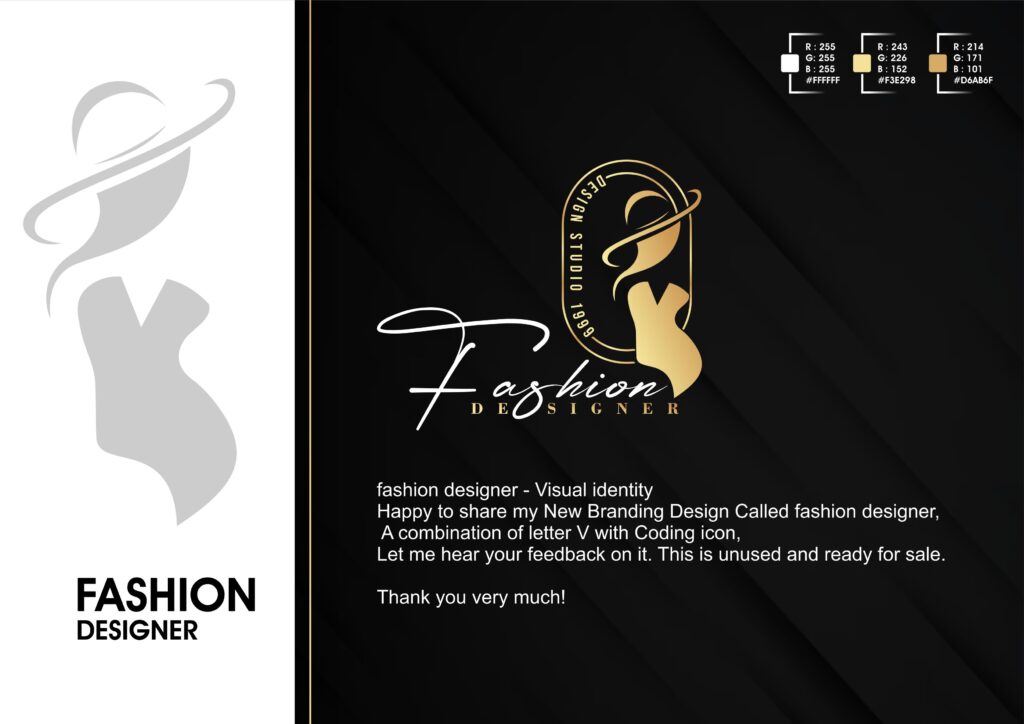 Fashion studio Branding Designs | One 7 graphics